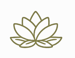 Minimalist sage green lotus blossom illustration representing growth, healing, mindfulness, and balance for ANIKO Lifestyle & Wellness.